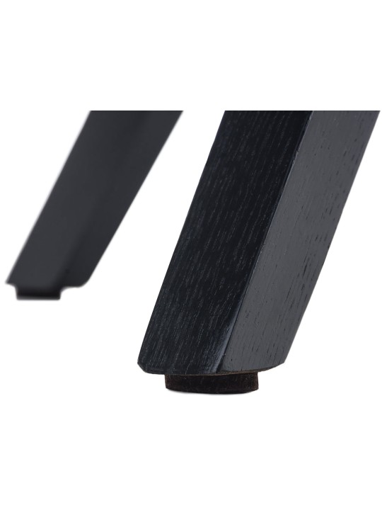 Stol Pegleg Stof Firkant, blå