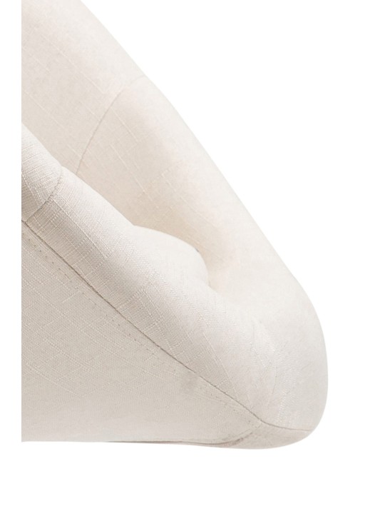 Barstol London V2 stof krom, creme