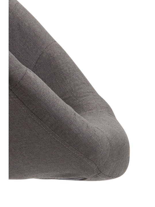 Barstol London V2 stof krom, mørkegrå