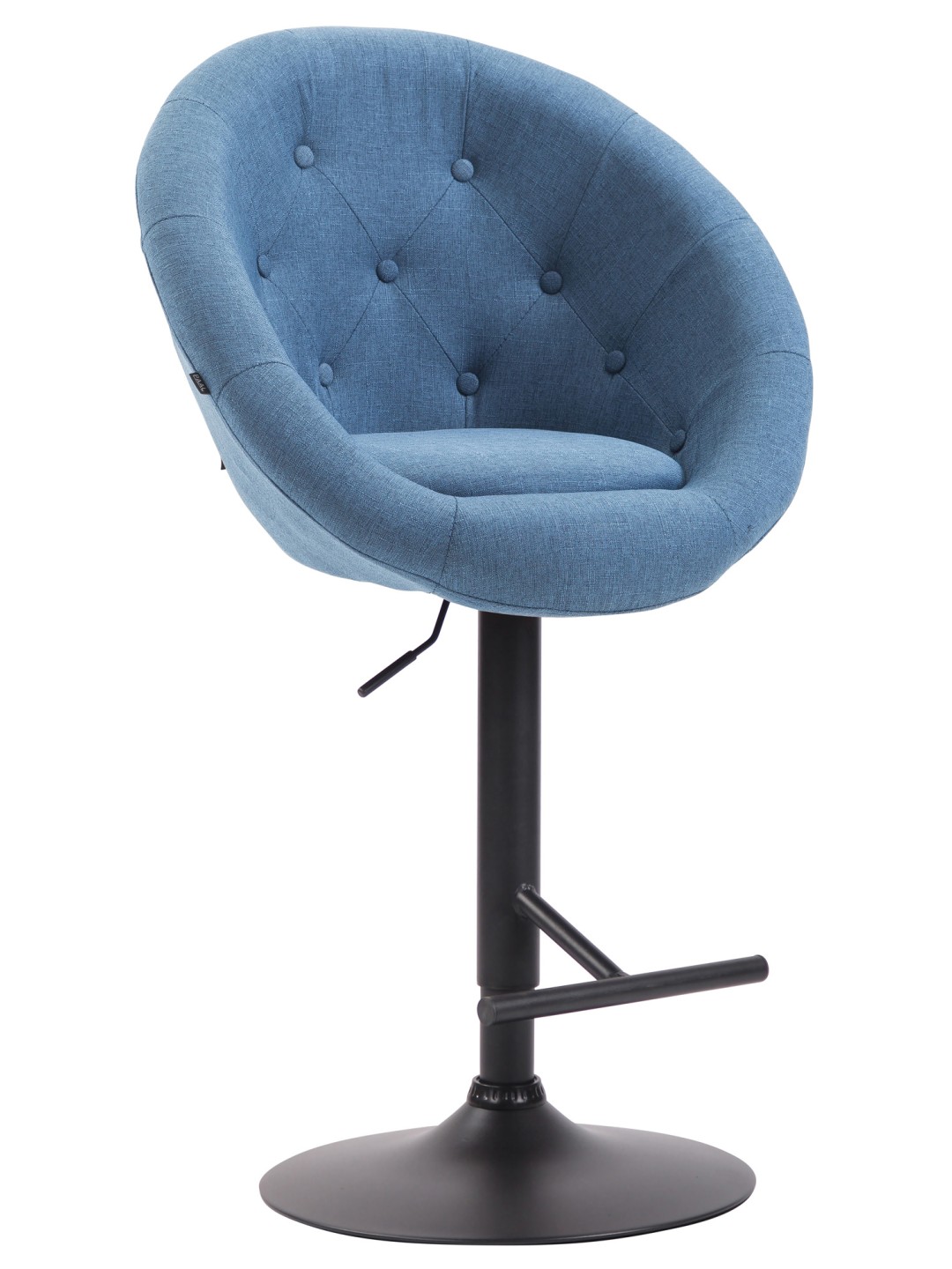 Barstol London V2 stof, blå