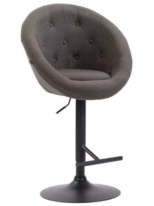 Barstol London V2 stof, mørkegrå
