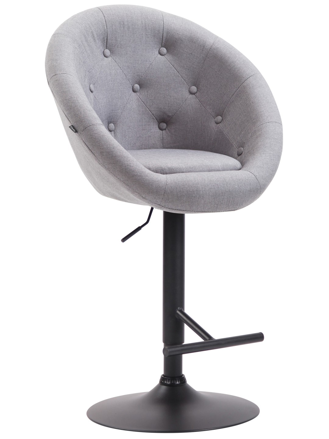 Barstol London V2 stof, grå