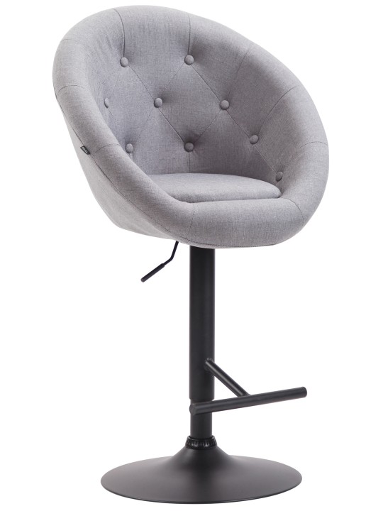 Barstol London V2 stof, grå