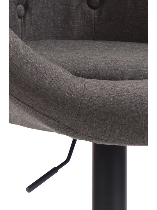 Barstol London V2 stof, mørkegrå