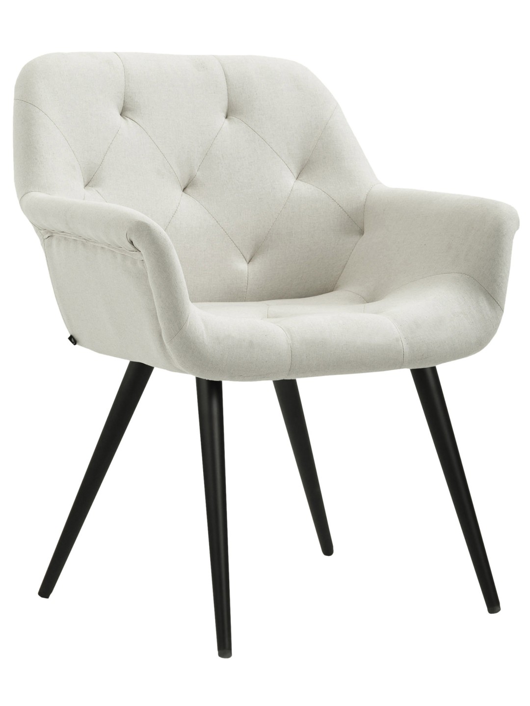 Spisestuestol Langford stof, beige