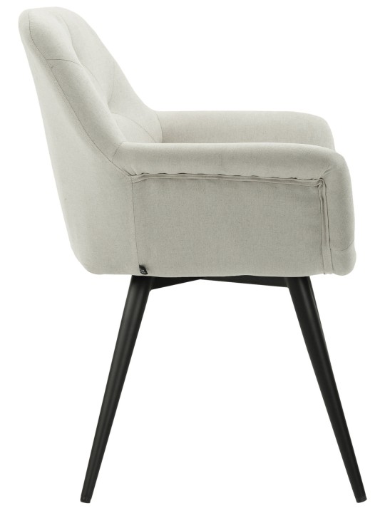 Spisestuestol Langford stof, beige