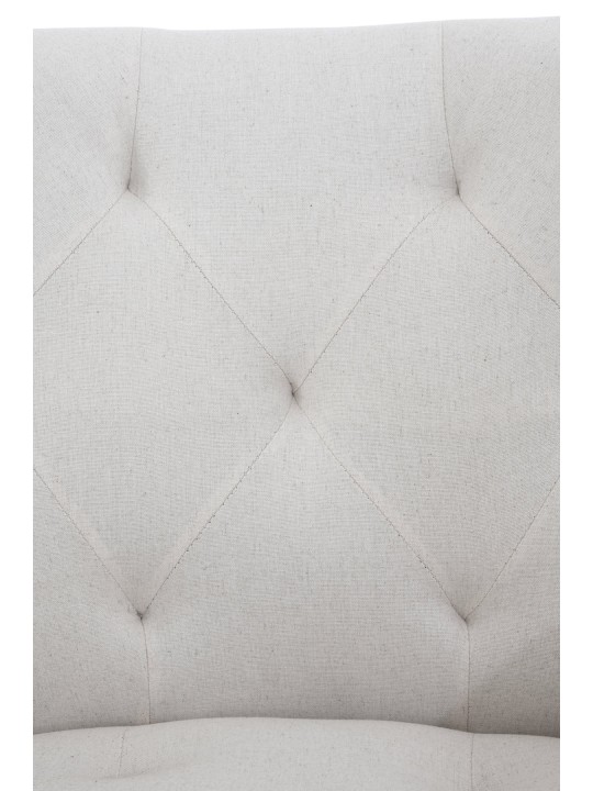 Spisestuestol Langford stof, beige