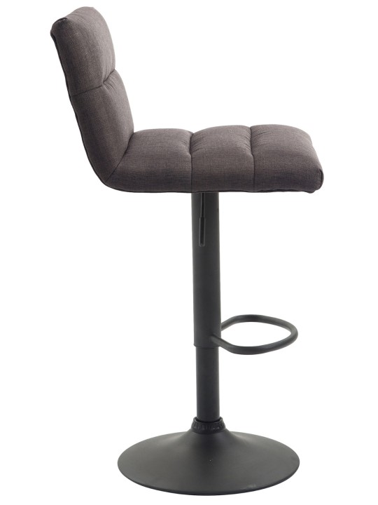 Barstol Limerick stof, mørkegrå