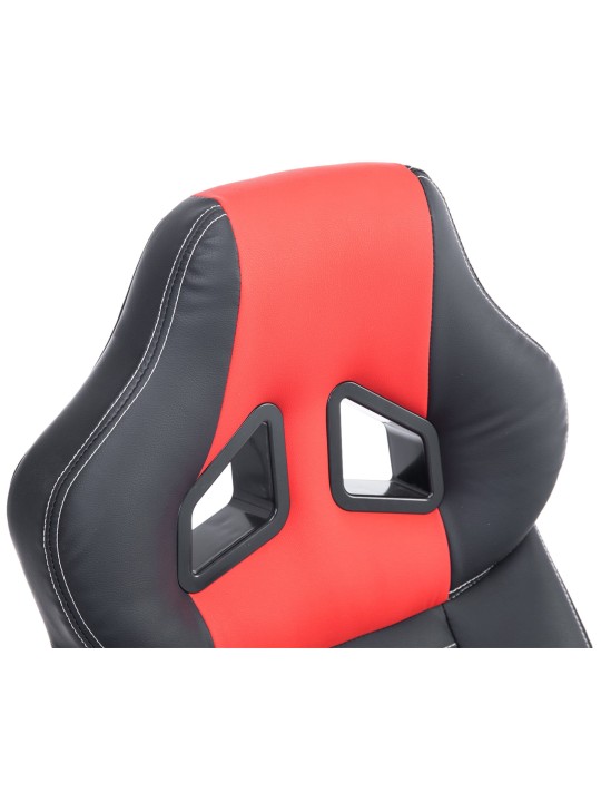 Kontorstol Pedro, sort/rød Kontorstol Pedro, sort/rød