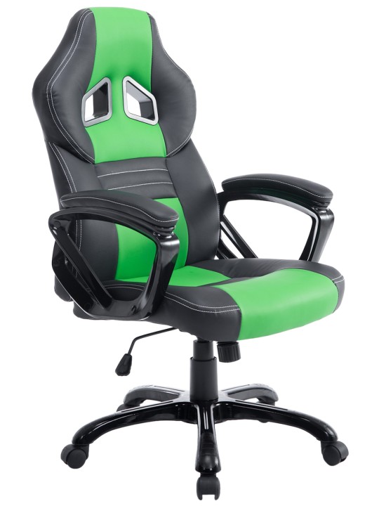 Kontorstol Pedro, sort/grøn Kontorstol Pedro, sort/grøn