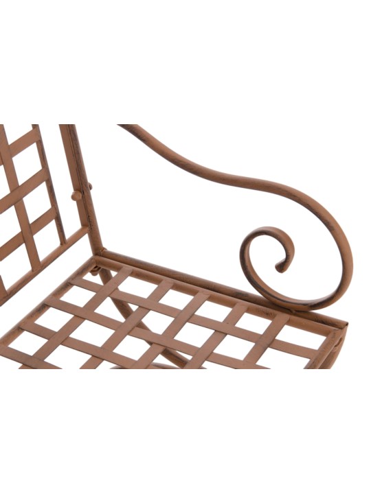 Sæt med 4 stole Lotta, antik brun