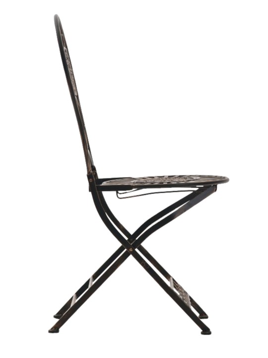 Sæt med 2 stole Mani, bronze