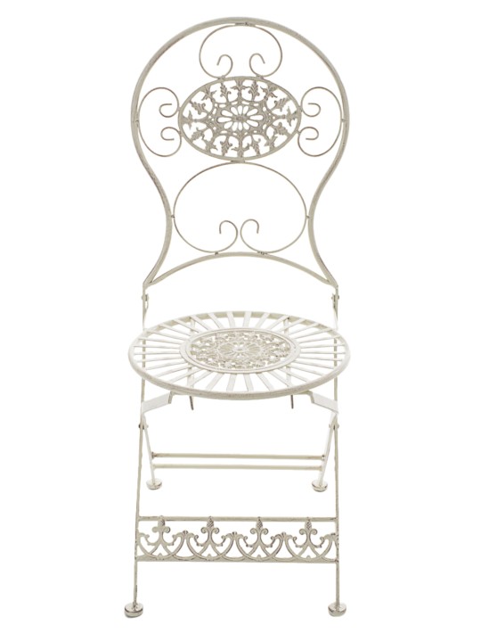 Sæt med 2 stole Mani, antik creme