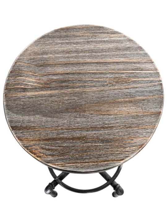 Sæt med 2 barstole Lumos, træ, antik sølv Sæt med 2 barstole Lumos, træ, antik sølv