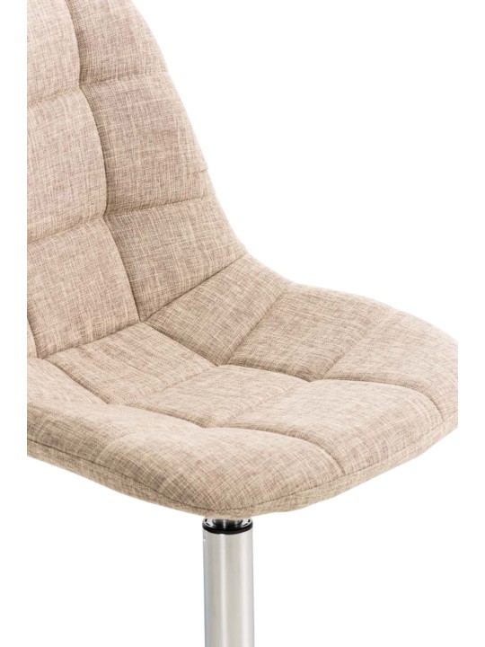 Sæt med 2 stole Emil stof, creme Sæt med 2 stole Emil stof, creme