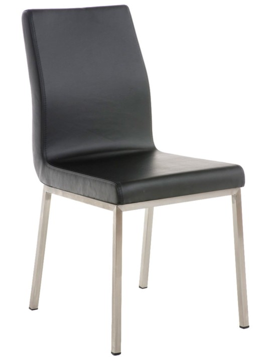 Sæt med 2 spisestuestole Colmar, sort