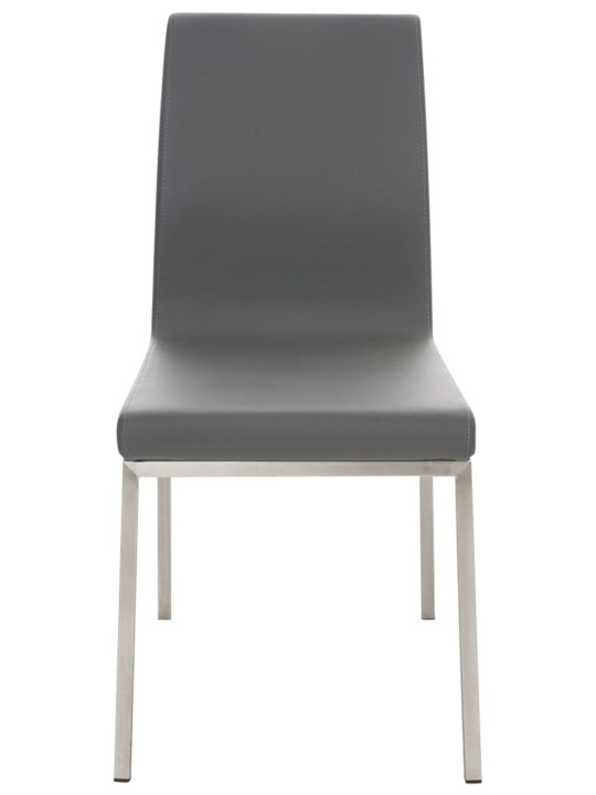 Sæt med 2 spisestuestole Colmar, grå