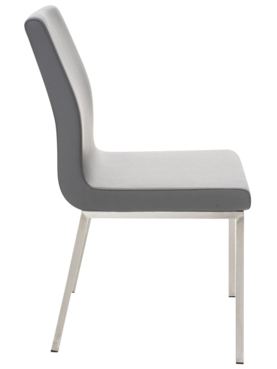 Sæt med 2 spisestuestole Colmar, grå