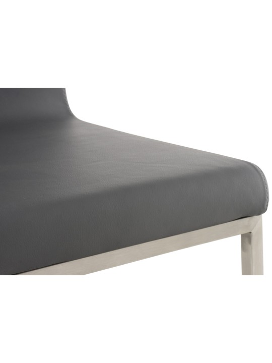 Sæt med 2 spisestuestole Colmar, grå