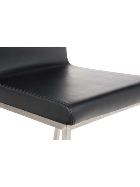 Sæt med 2 spisestuestole Colmar, sort