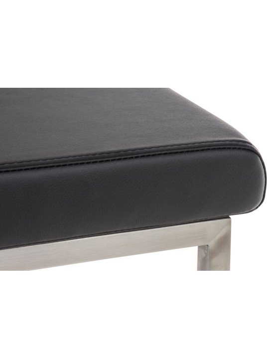 Sæt med 2 spisestuestole Colmar, sort