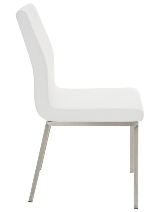 Sæt med 2 spisestuestole Colmar, hvid