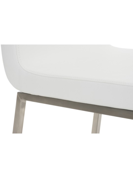 Sæt med 2 spisestuestole Colmar, hvid