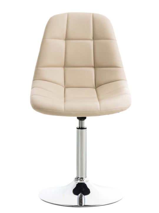 Sæt med 2 stole Emil imiteret læder, creme Sæt med 2 stole Emil imiteret læder, creme