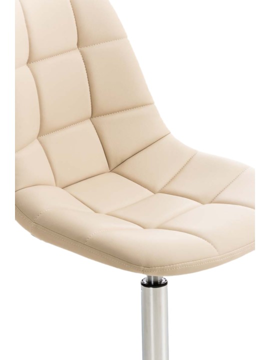 Sæt med 2 stole Emil imiteret læder, creme Sæt med 2 stole Emil imiteret læder, creme