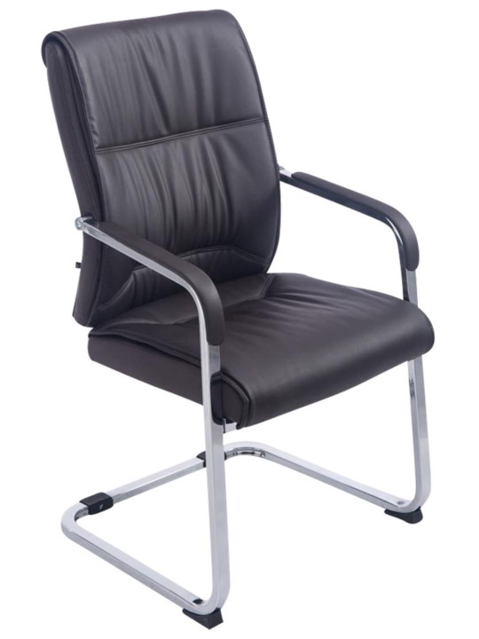 Sæt med 2 cantilever stole XL Anubis, brun