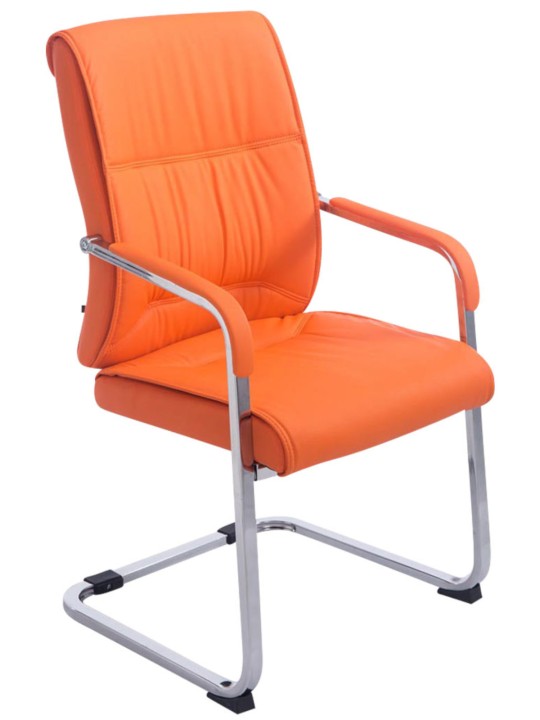 Sæt med 2 cantilever stole XL Anubis, orange