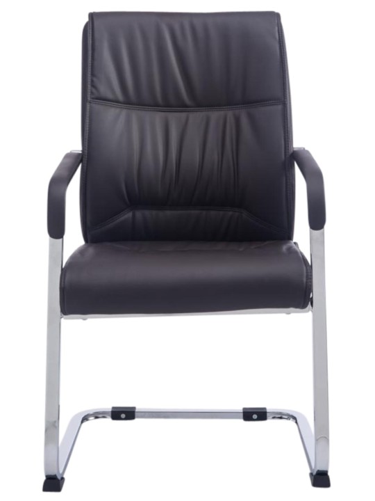 Sæt med 2 cantilever stole XL Anubis, brun