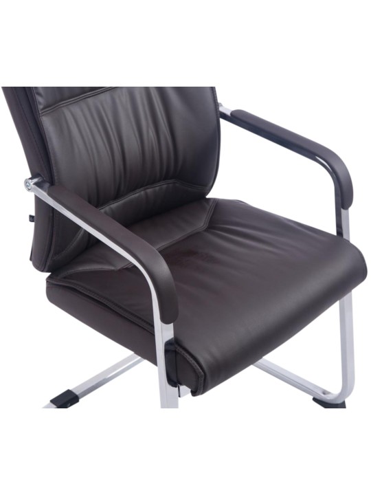 Sæt med 2 cantilever stole XL Anubis, brun