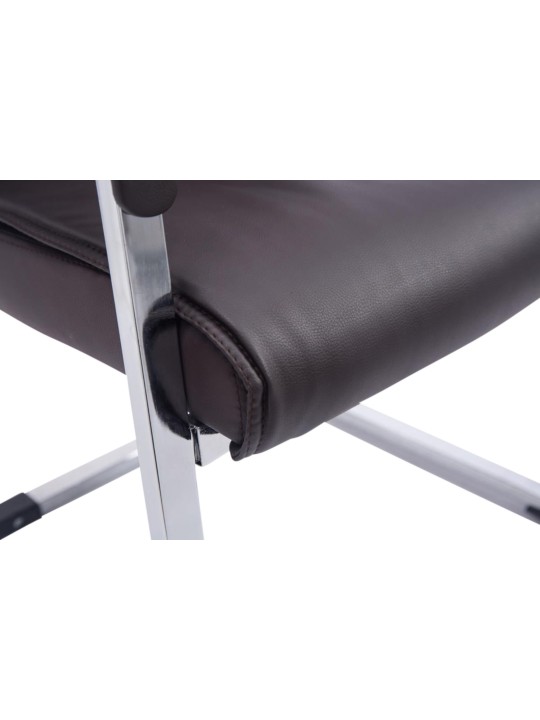 Sæt med 2 cantilever stole XL Anubis, brun