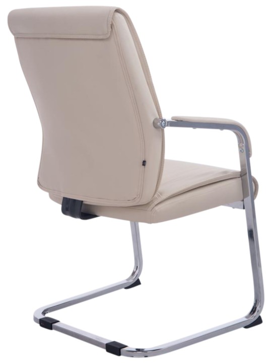 Sæt med 2 cantilever stole XL Anubis, creme