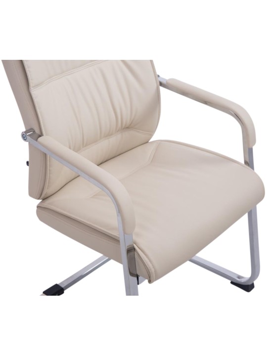 Sæt med 2 cantilever stole XL Anubis, creme