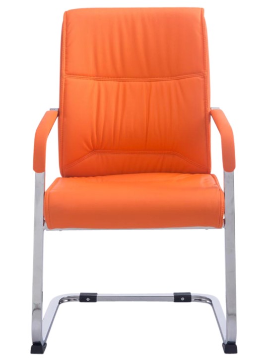 Sæt med 2 cantilever stole XL Anubis, orange