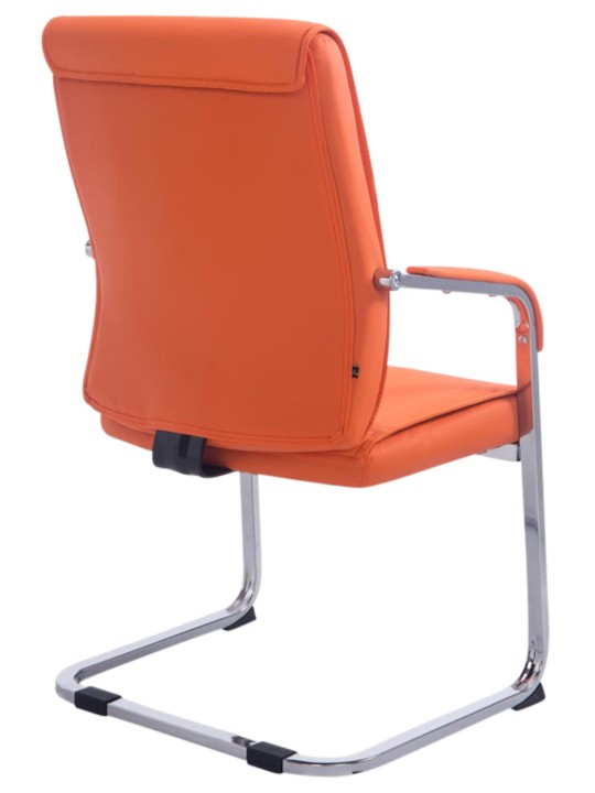 Sæt med 2 cantilever stole XL Anubis, orange