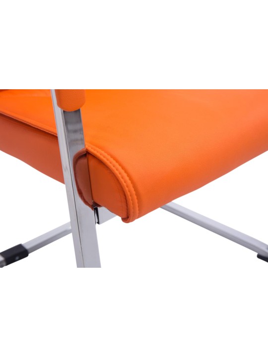 Sæt med 2 cantilever stole XL Anubis, orange