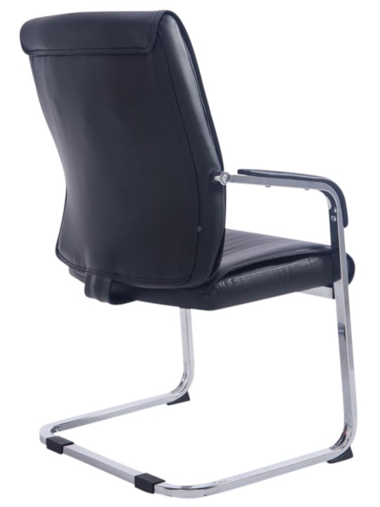 Sæt med 2 cantilever stole XL Anubis, sort