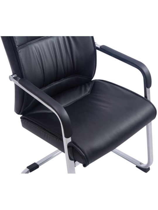 Sæt med 2 cantilever stole XL Anubis, sort