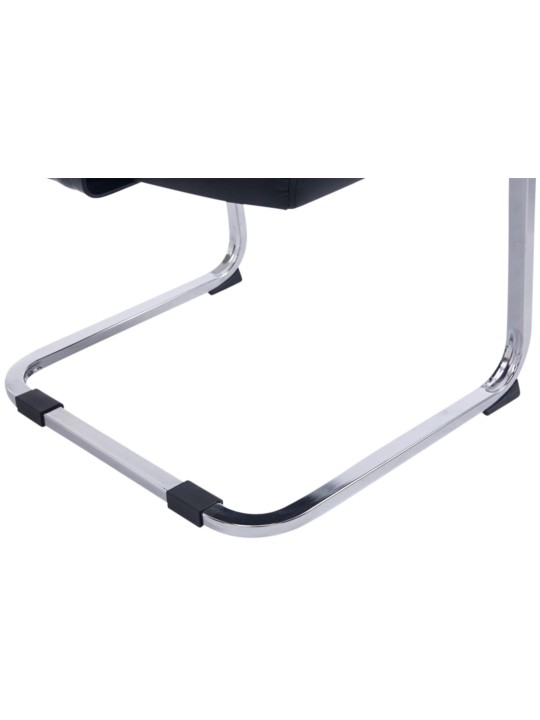 Sæt med 2 cantilever stole XL Anubis, sort