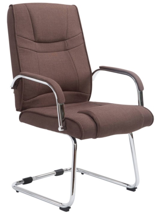 Sæt med 2 stole Attila stof, brun