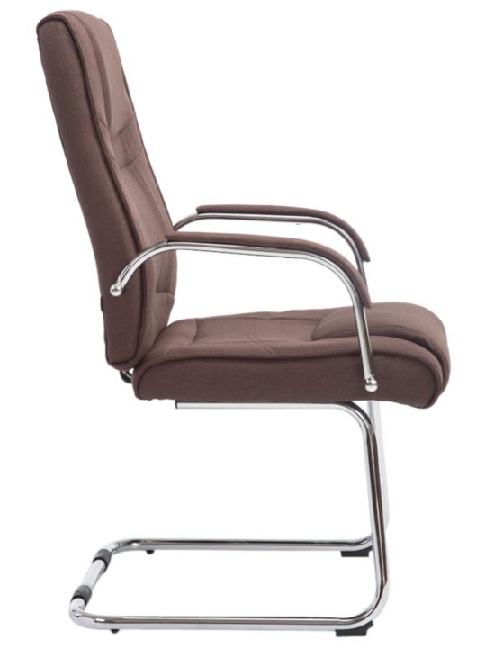 Sæt med 2 stole Attila stof, brun