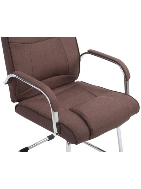 Sæt med 2 stole Attila stof, brun