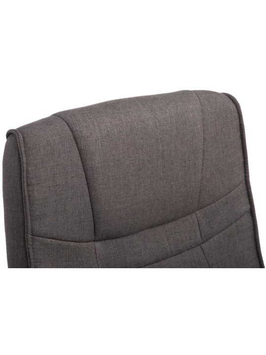 Sæt med 2 stole Attila stof, mørkegrå