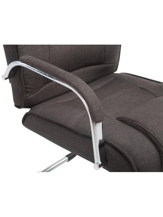 Sæt med 2 stole Attila stof, mørkegrå