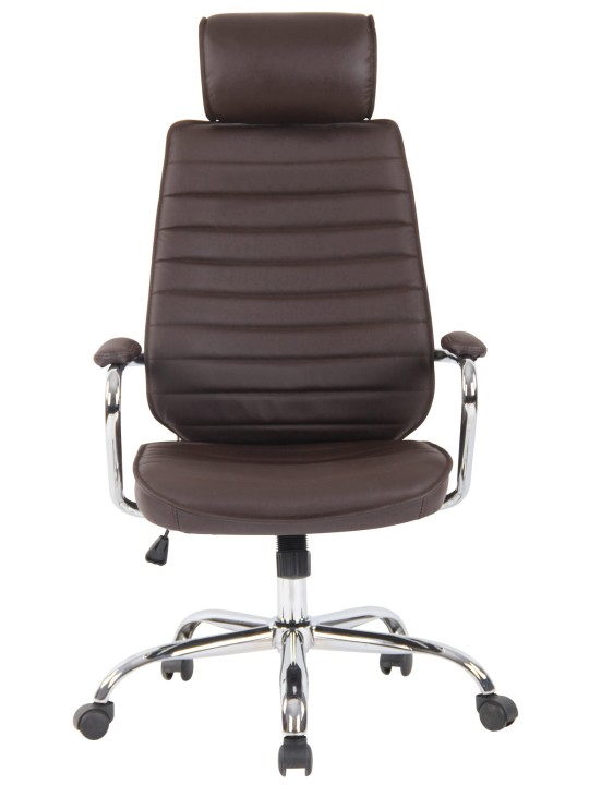 Kontorstol Rako ægte læder, brun Kontorstol Rako ægte læder, brun