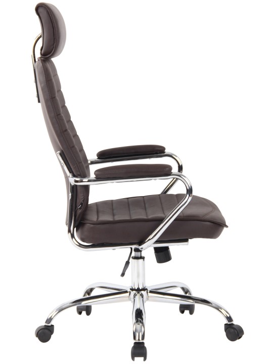 Kontorstol Rako ægte læder, brun Kontorstol Rako ægte læder, brun