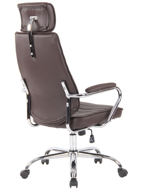 Kontorstol Rako ægte læder, brun Kontorstol Rako ægte læder, brun